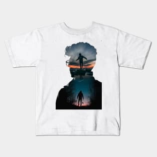 face in adventure Kids T-Shirt